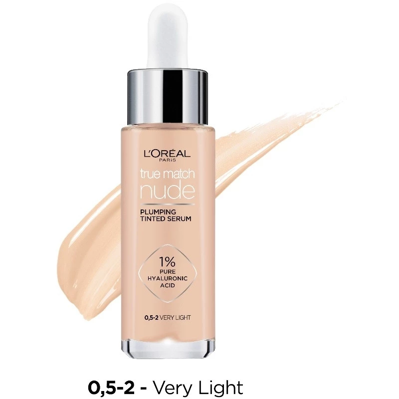 L'oréal Paris True Match Nude Plumping Tinted 30ml Cor 0.5 -2 Very Light