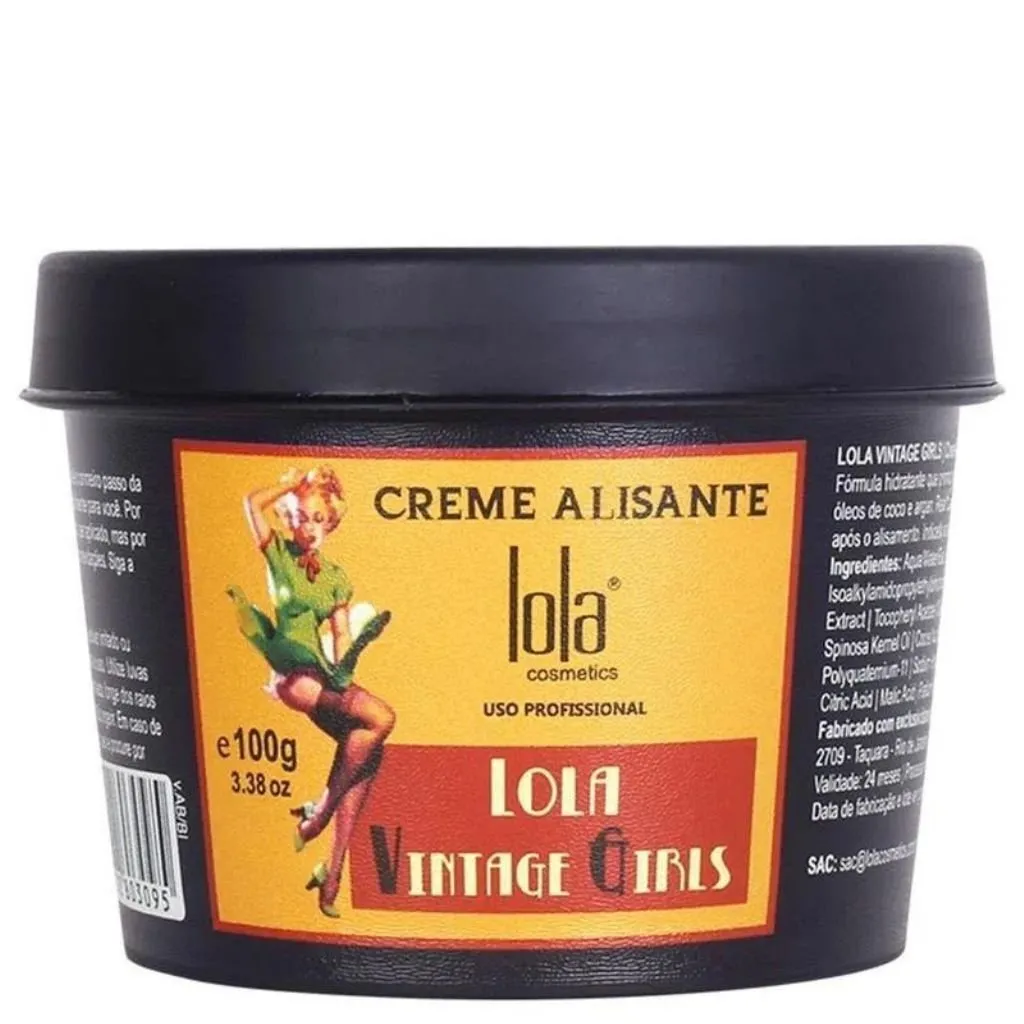 Creme Alisante Lola Cosmetics Vintage Girls 100g