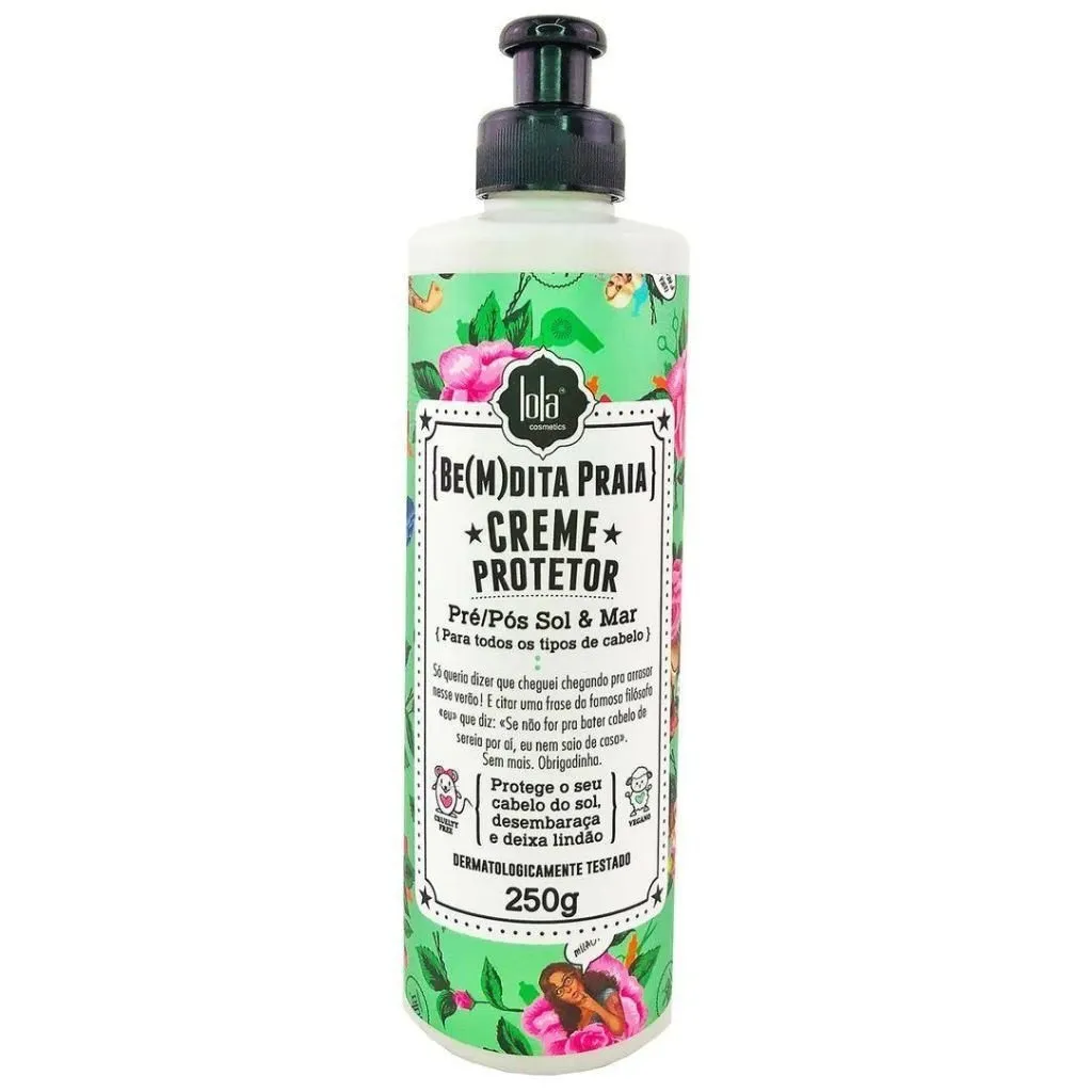 Creme Capilar Protetor Be(M)dita Praia 250g Lola Cosmetics