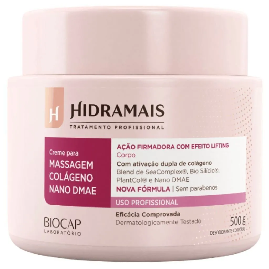 Creme Colágeno Nano DMAE 500g Hidramais