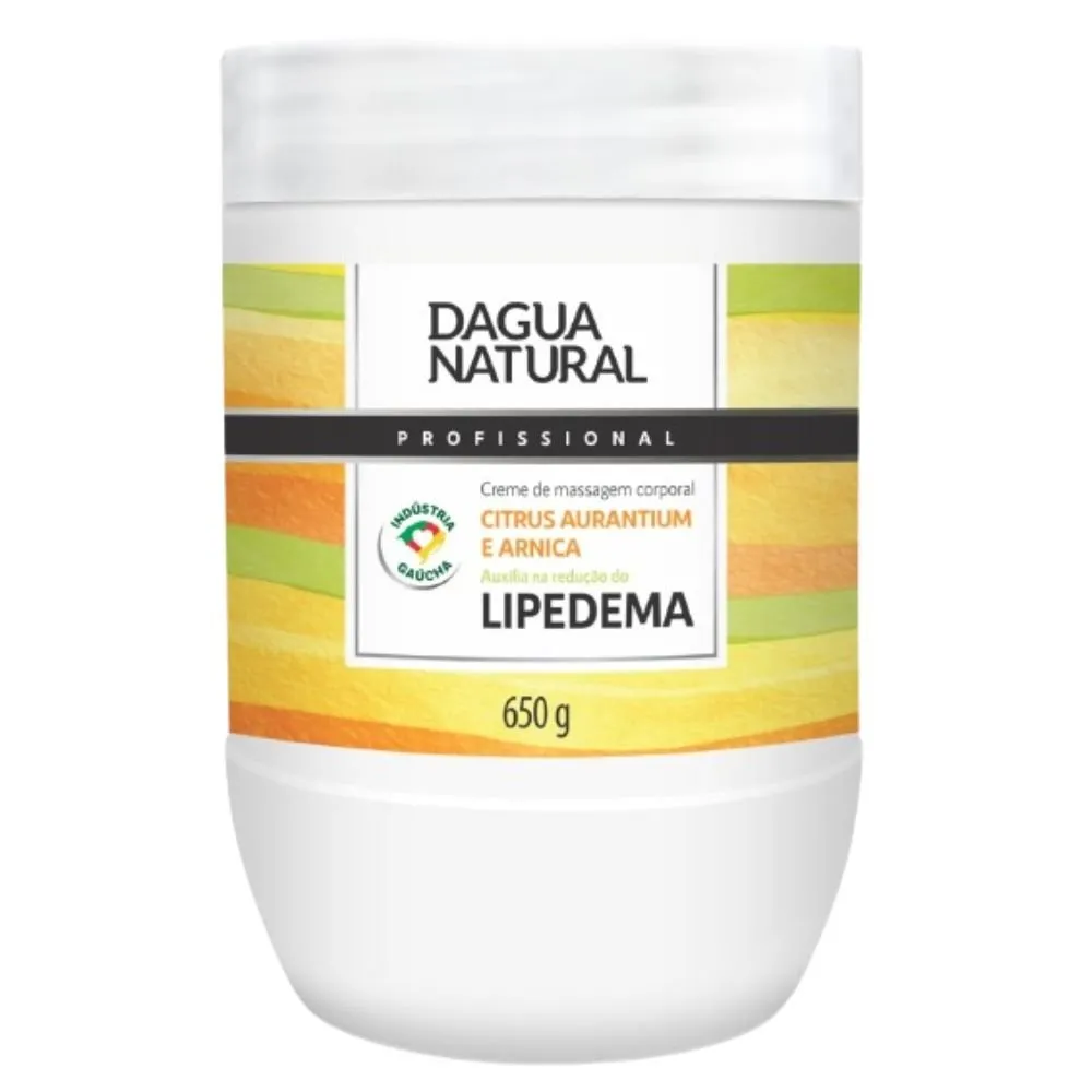 Creme de Massagem Drenagem Linfática Citrus D'agua Natural 650g
