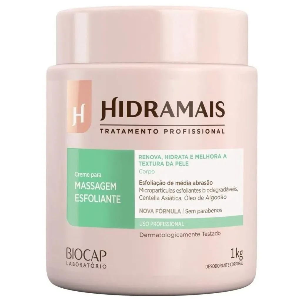 Creme para Massagem Esfoliante Média Abrasão Hidramais 1kg