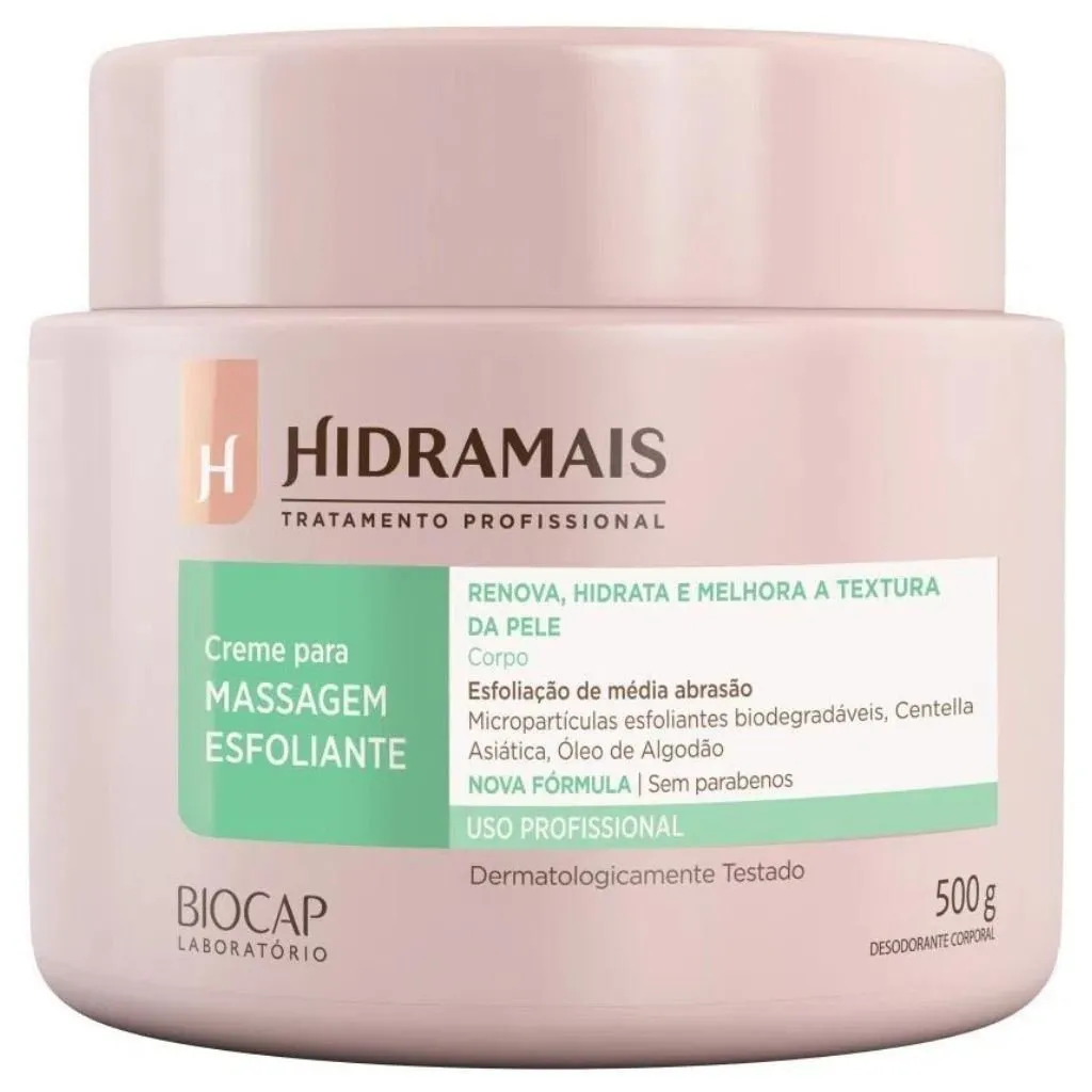 Creme para Massagem Esfoliante Média Abrasão Hidramais 500g
