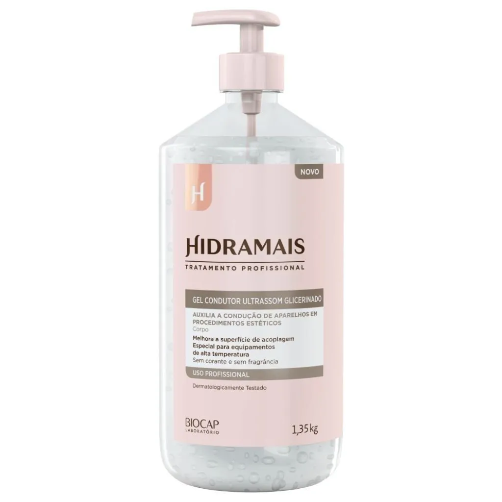Gel Condutor Ultrassom Glicerinado 1,35kg Hidramais