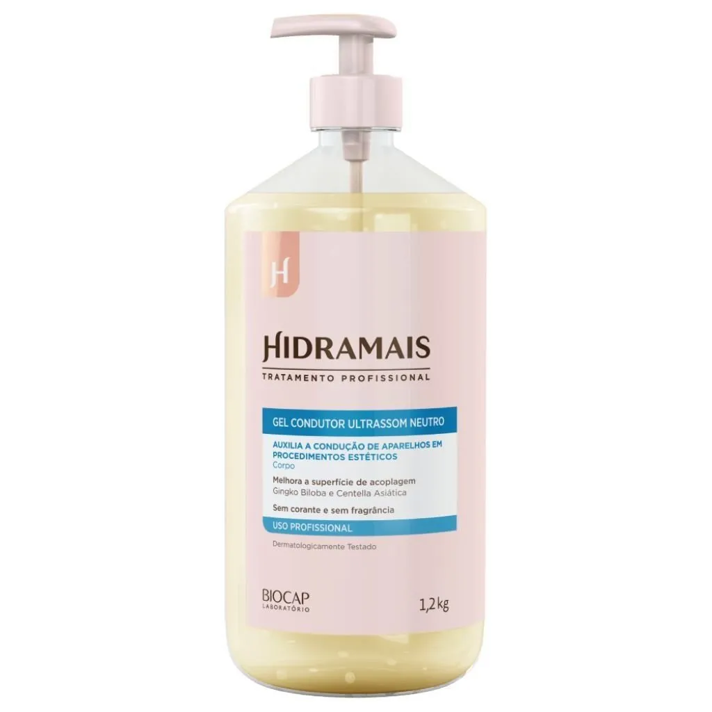 Gel Condutor Ultrassom Neutro 1,2kg Hidramais