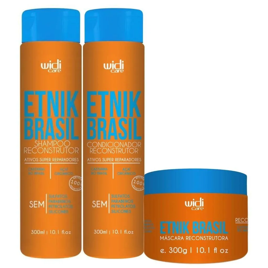 Kit Etnik Brasil Completo (3 Produtos) Widi Care