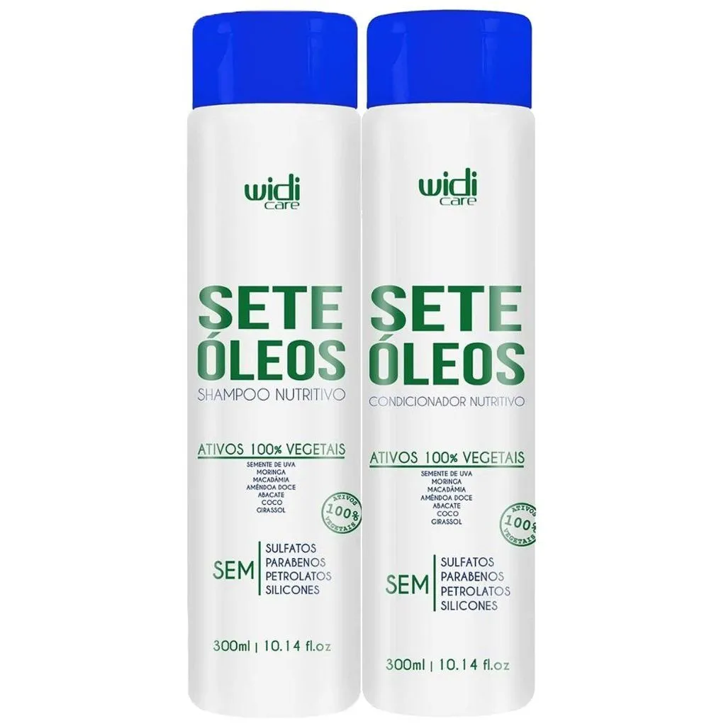 Kit Sete Óleos Shampoo e Condicionador Widi Care