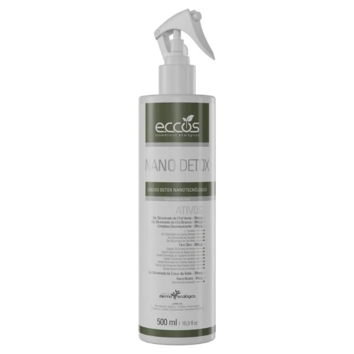 Líquido Desintoxicante Corporal Nano Detox Eccos 500ml