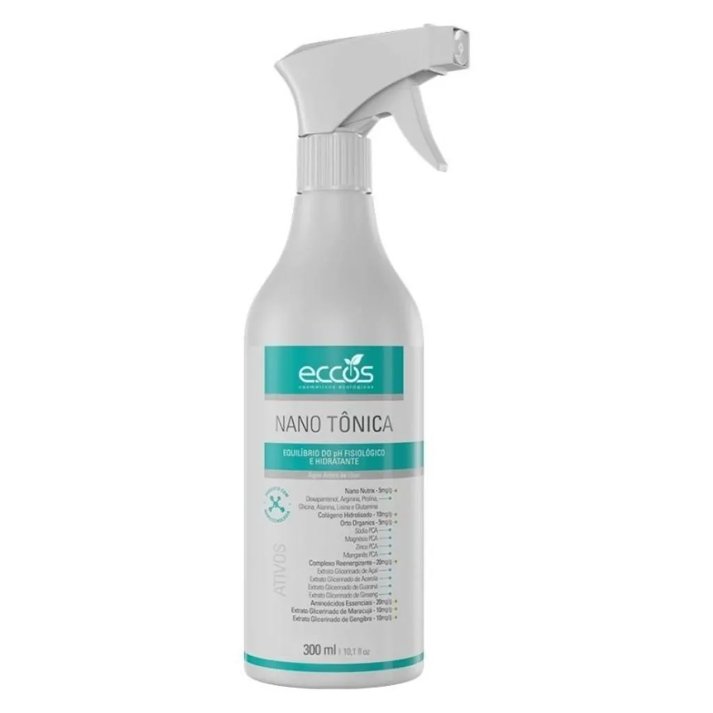 Loção Antioxidante Nano Tônica 300ml Eccos