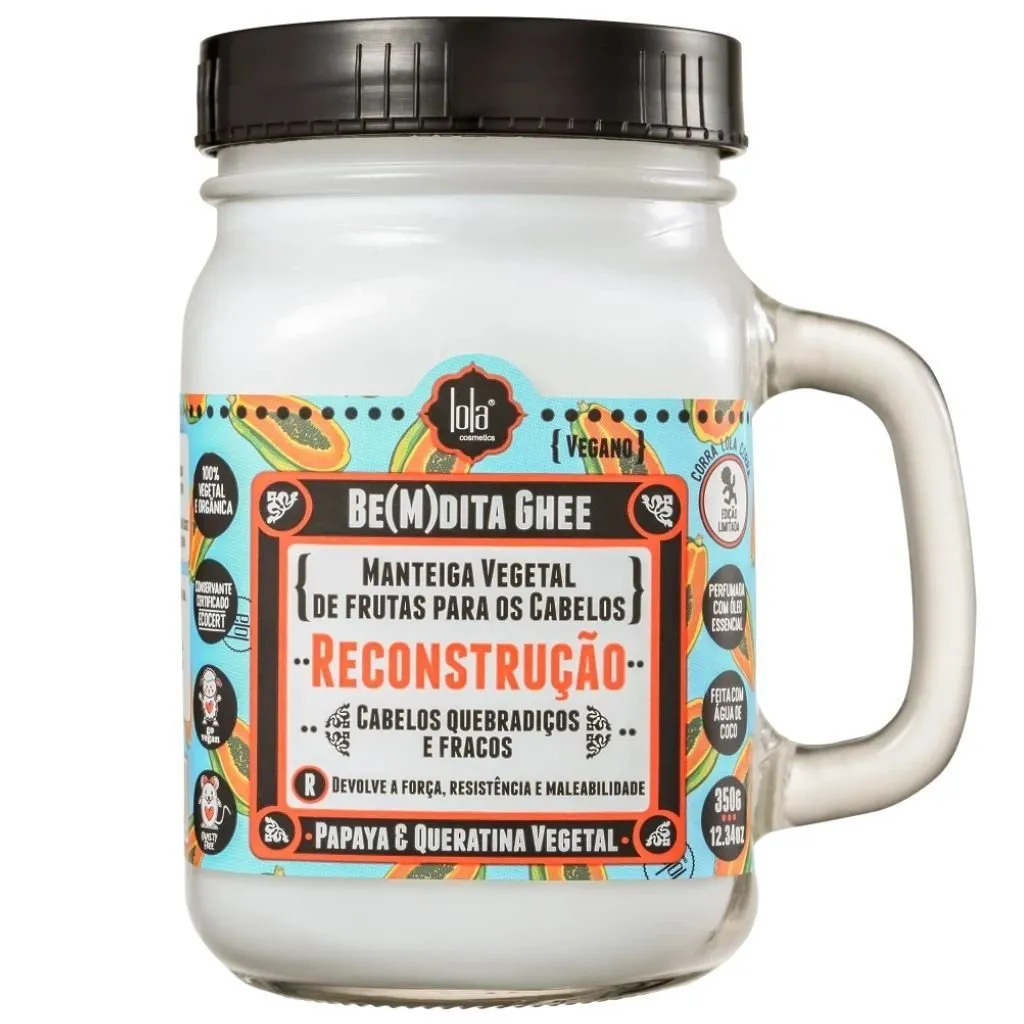 Máscara Capilar Be(M)dita Ghee Reconstrução 350g Lola Cosmetics