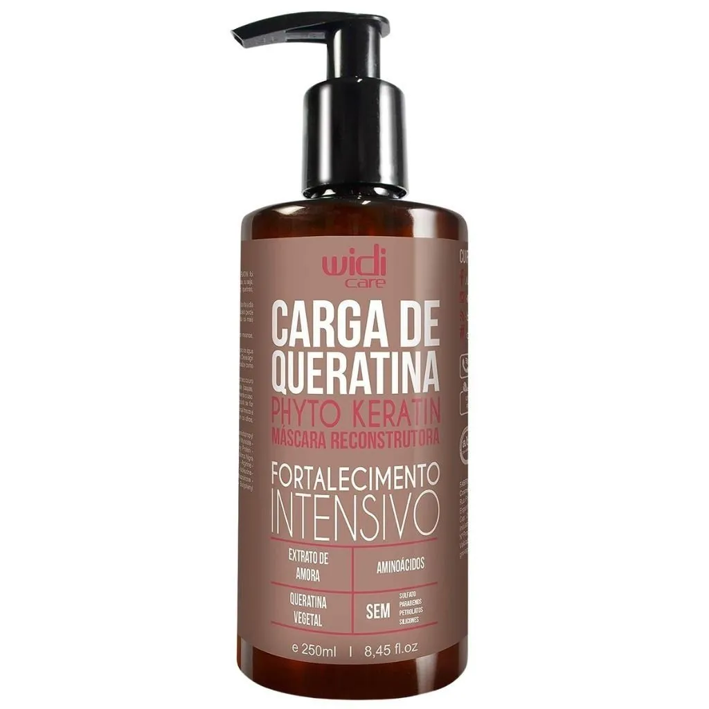 Máscara Capilar Reconstrutora Phyto Keratin 250ml Widi Care