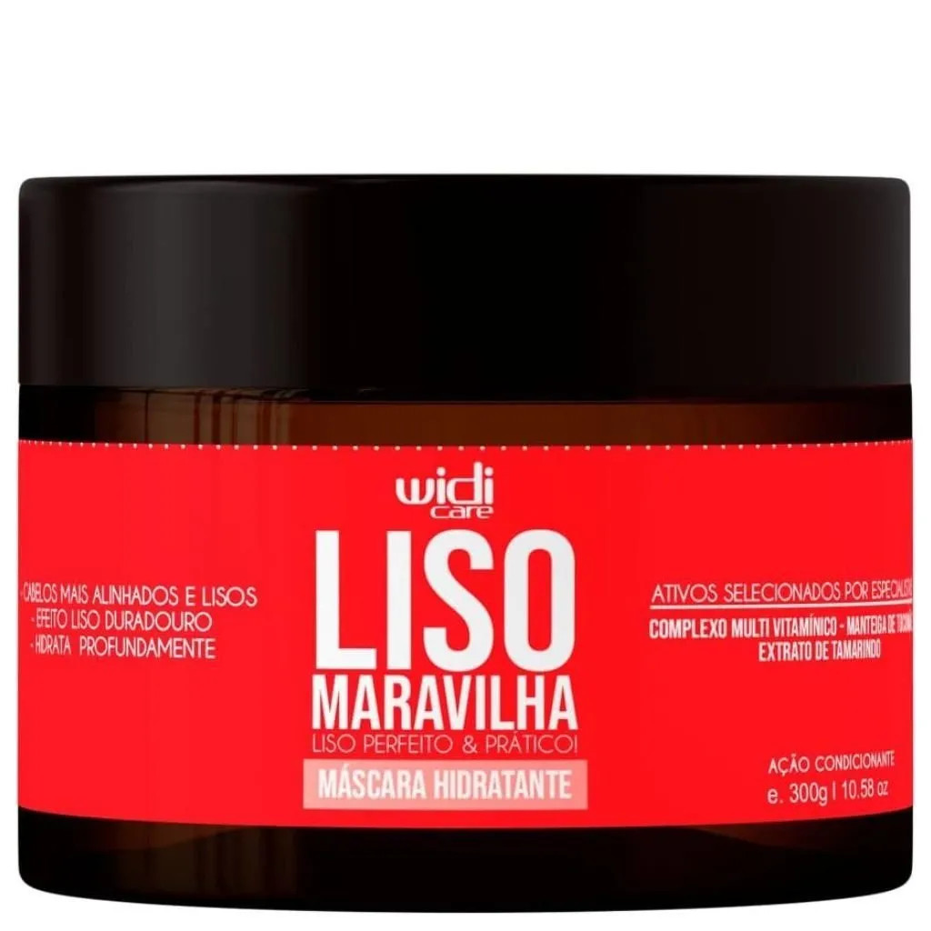 Máscara Capilar Hidratante Liso Maravilha 300g Widi Care