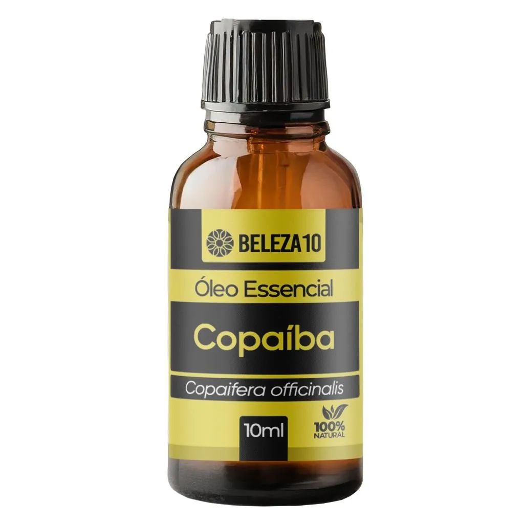 Óleo Essencial Copaíba 100% Natural 10ml Beleza10