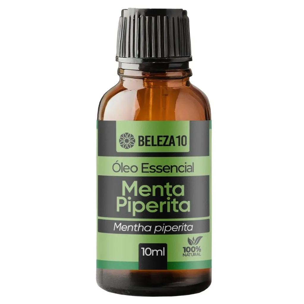 Óleo Essencial Menta Piperita 100% Puro 10ml Beleza10