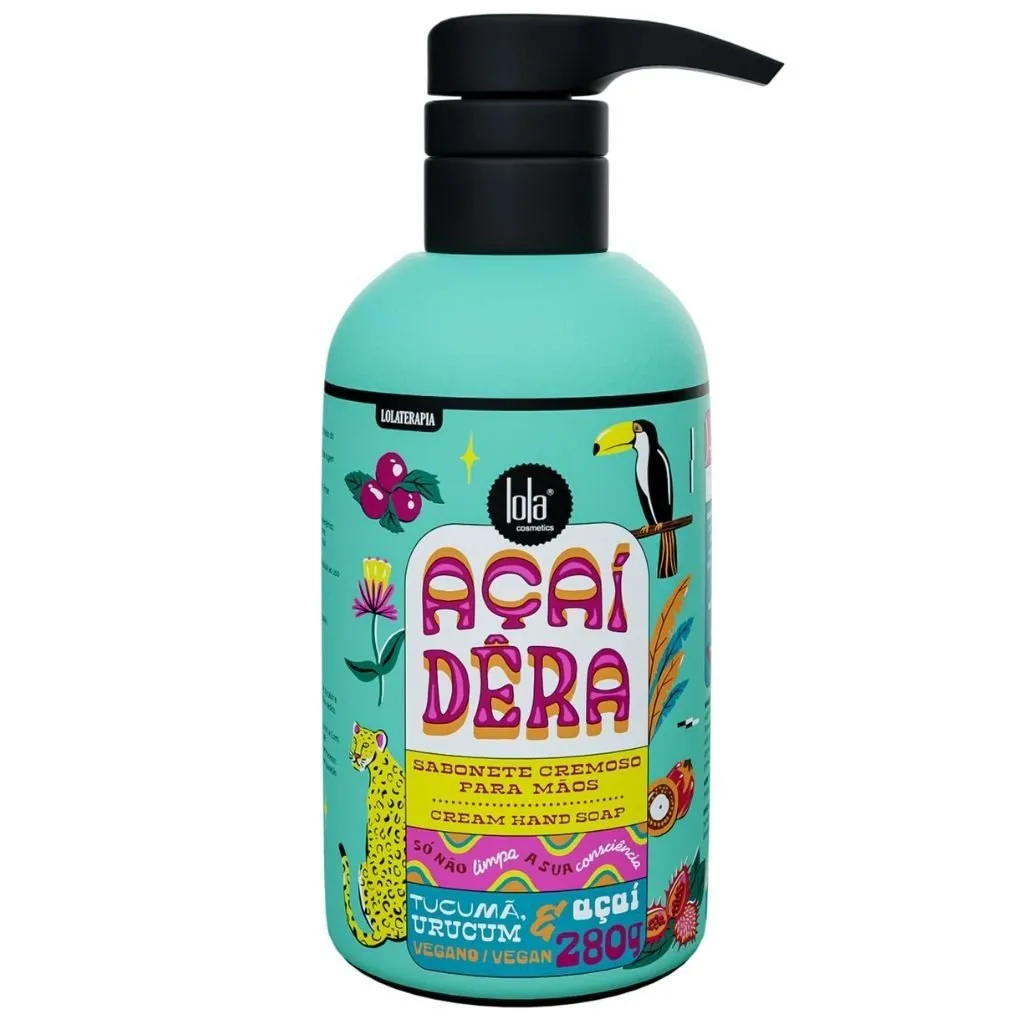 Sabonete Cremoso para Mãos Acaídêra 280g Lola Cosmetics