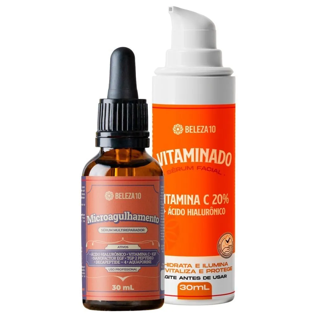 Sérum Microagulhamento Beleza10 + Vitamina C 20% Beleza10
