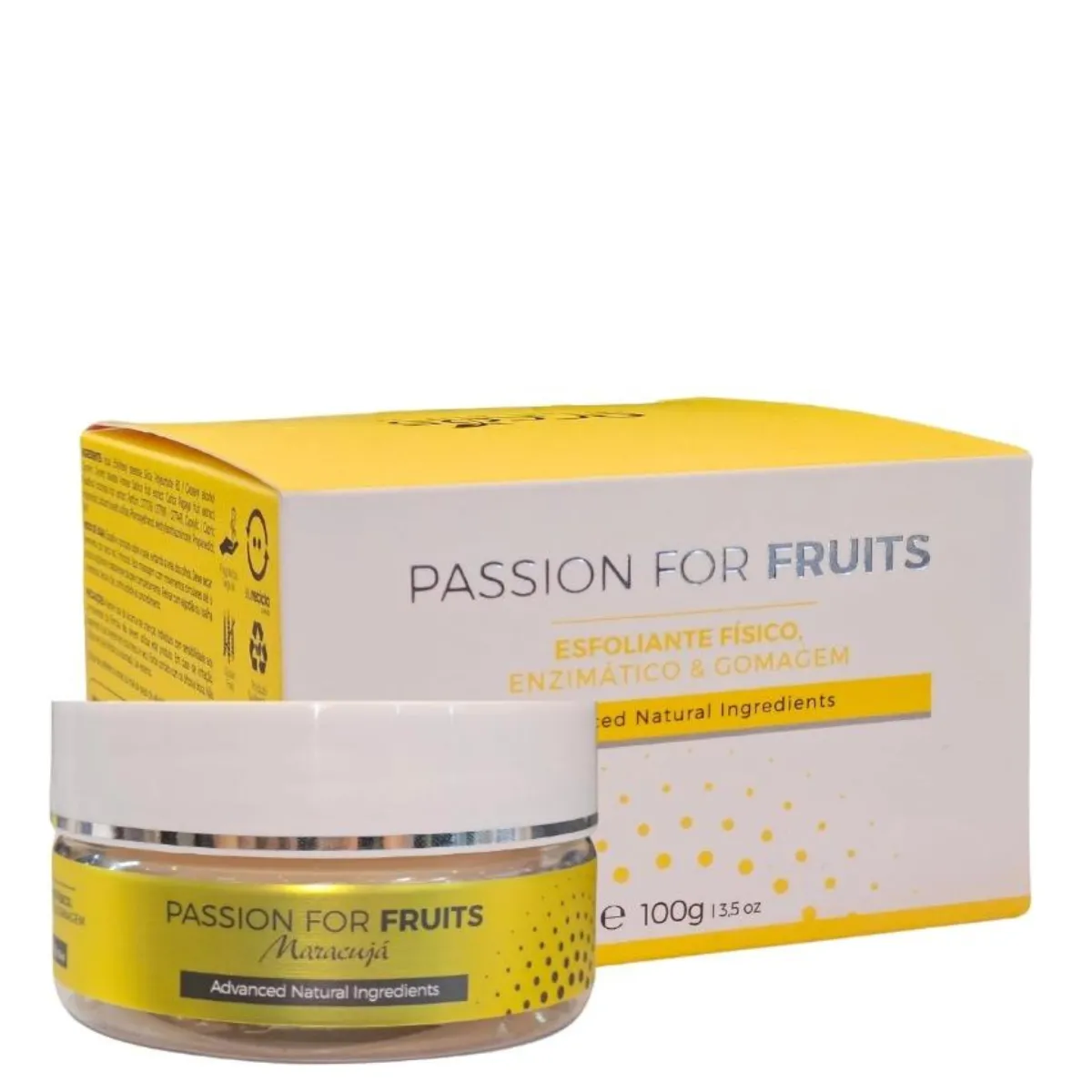Esfoliante Físico, Enzimático e Gomagem Passion For Fruits Eccos 100g