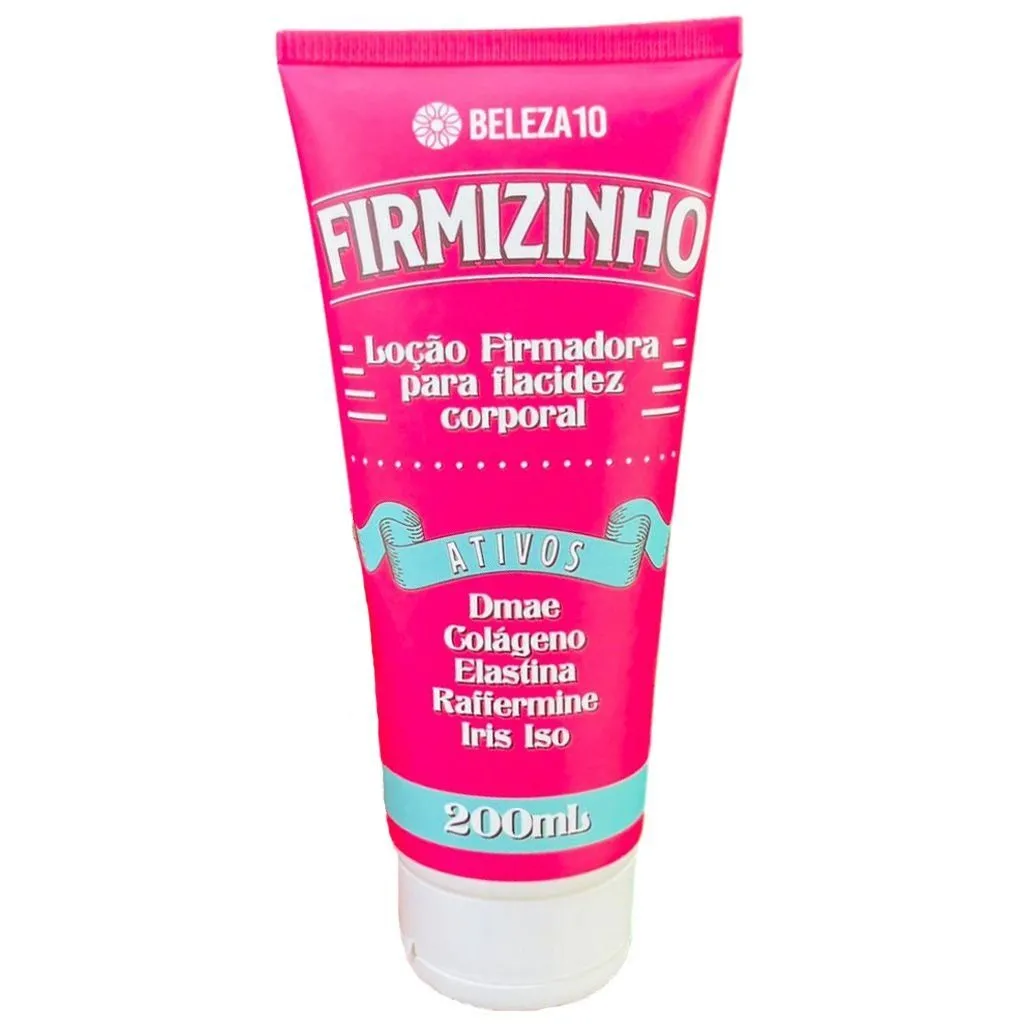 Firmizinho Loção Firmadora para Flacidez com Colágeno 200ml Beleza10