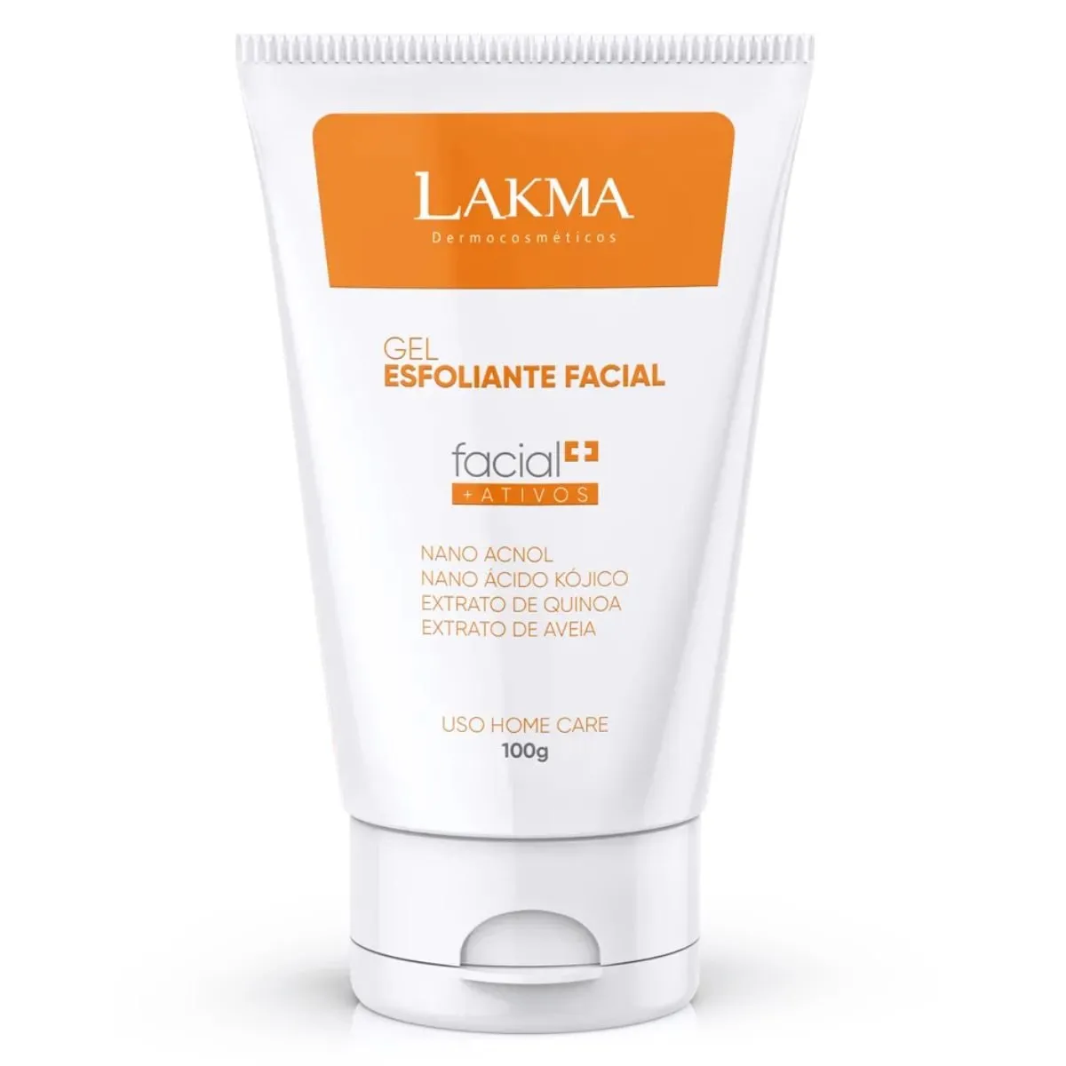 Gel Esfoliante Facial 100g Lakma – Remove Células Mortas com Suavidade