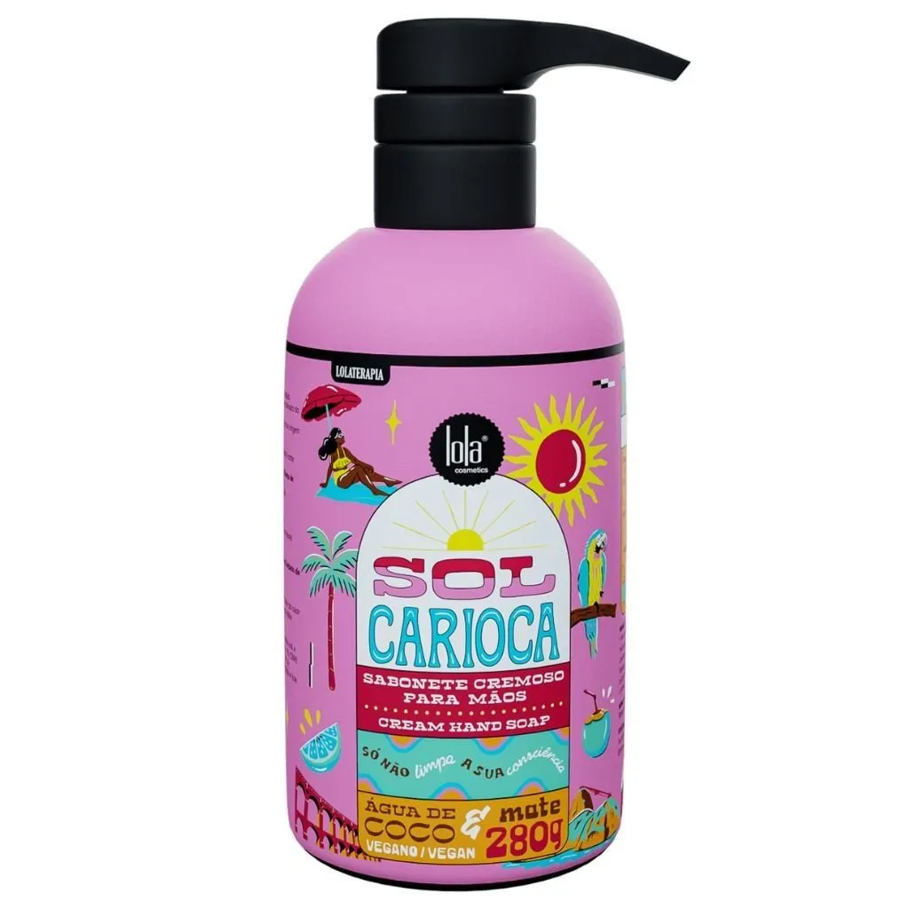 Sabonete Cremoso para Mãos Sol Carioca 280g Lola Cosmetics