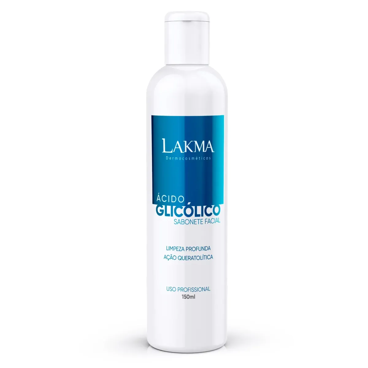 Sabonete Facial Ácido Glicólico Lakma 150ml - Renovação e Limpeza Profunda