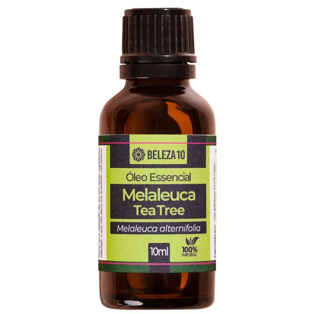 Óleo Essencial de Melaleuca (Tea Tree) 100% Natural 10ml Beleza10
