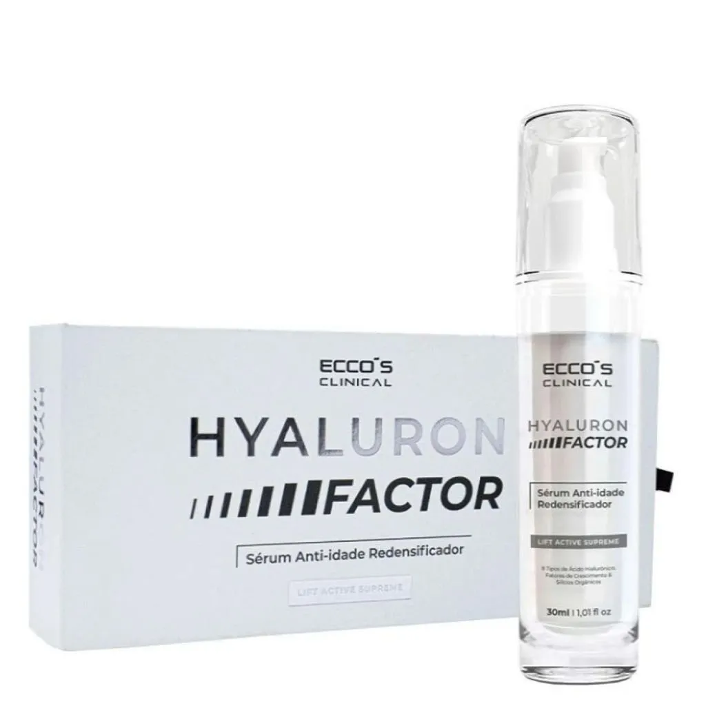 Sérum Hidratante e Anti-Idade Hyaluron Factor 30ml Eccos