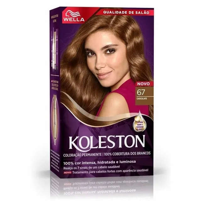 Tinta Koleston Coloração Kit Prático Cor Chocolate