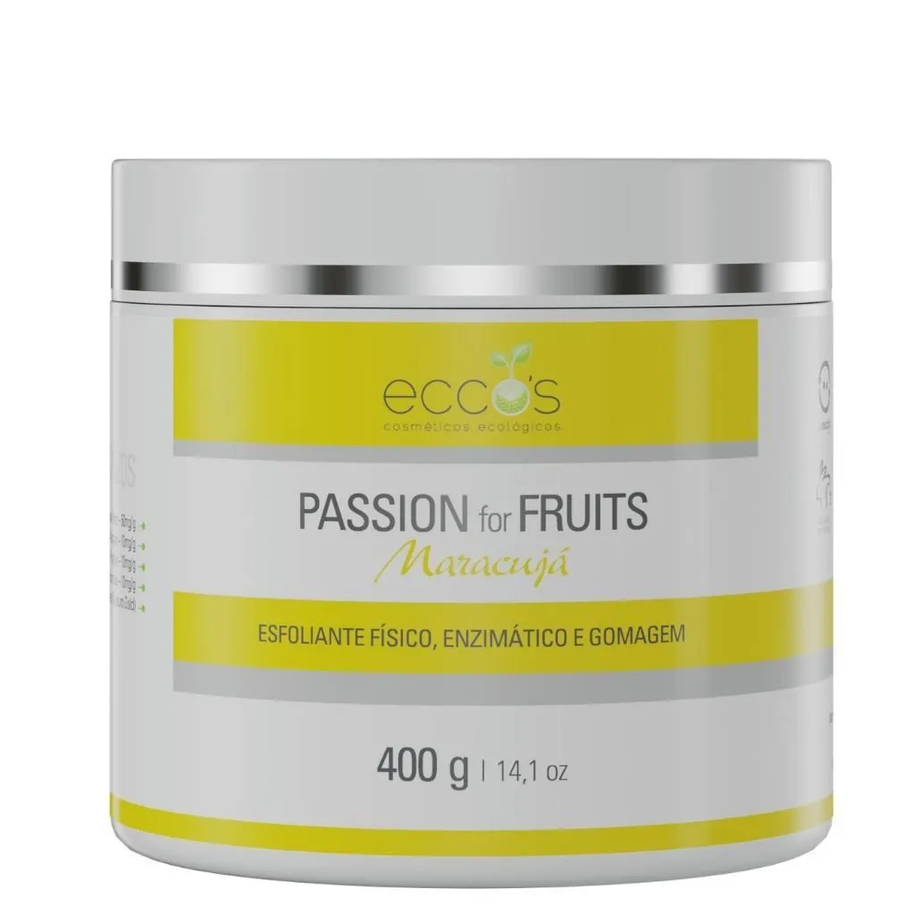 Esfoliante Facial e Corporal Enzimático Passion For Fruits Eccos 400g
