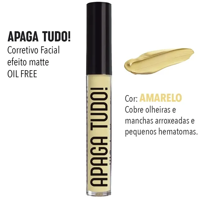 Corretivo Amarelo Apaga Tudo Koloss Makeup