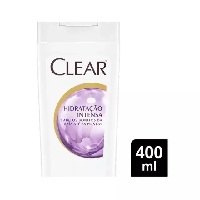 Shampoo Anticaspa Clear Hidratação Intensa 400ml