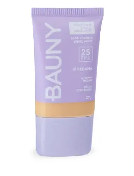 Base Facial Efeito Matte Bauny - Cor 040