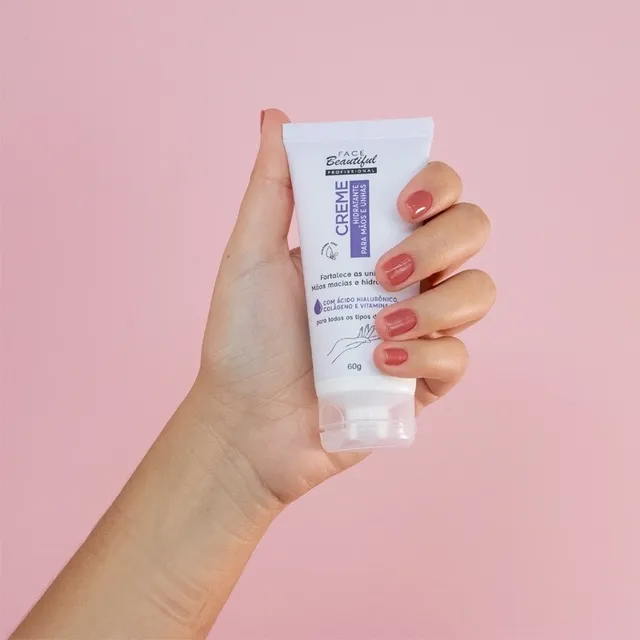 Creme Hidratante Mãos e Unhas Face Beautiful 60g