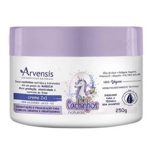 Máscara 2x1 Cachinhos Naturais 250g Arvensis