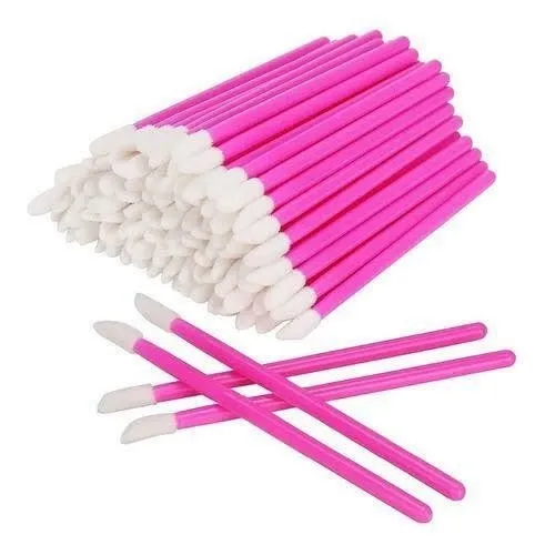 Aplicador De Batom Gloss Descartável 50 Unid Bastão