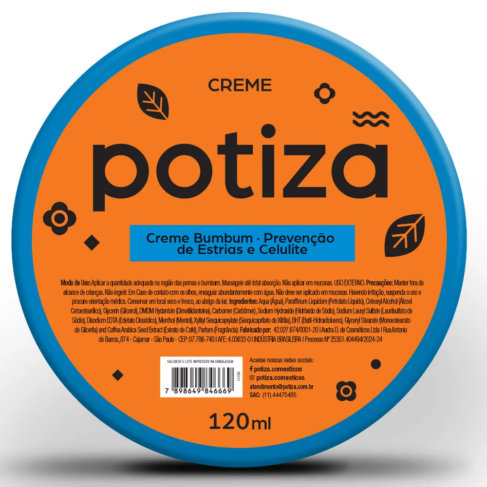 Creme Bumbum Potiza 120ml
