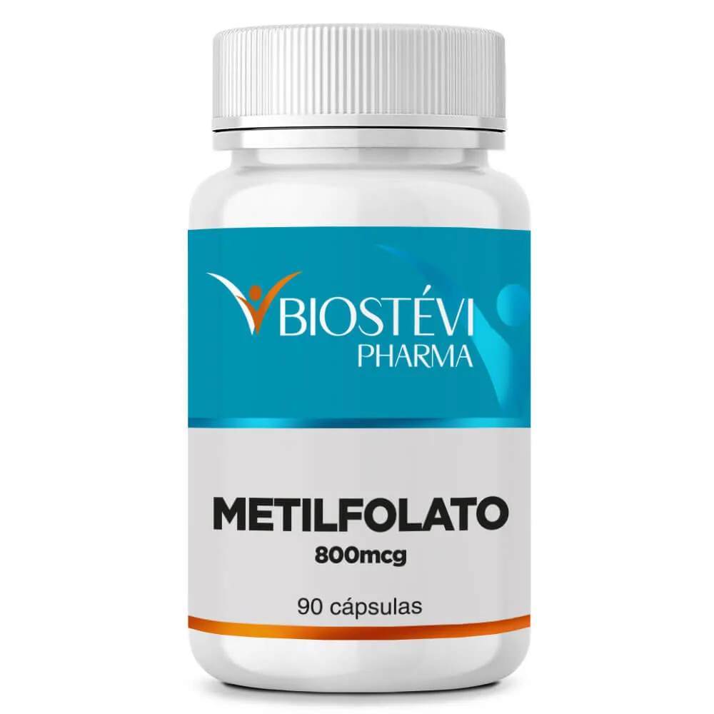 Metilfolato 800mcg 90 Cápsulas - Vitamina B9
