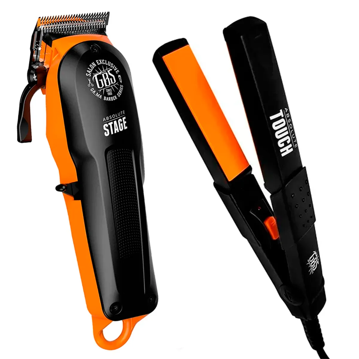 Kit Máquina de Corte GBS Absolute Stage + Prancha Mini Touch Bivolt