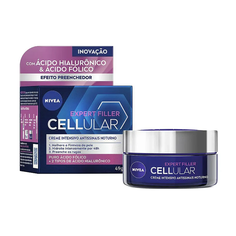 Creme Cellular Antissinais Facial Noturno 49G Nivea
