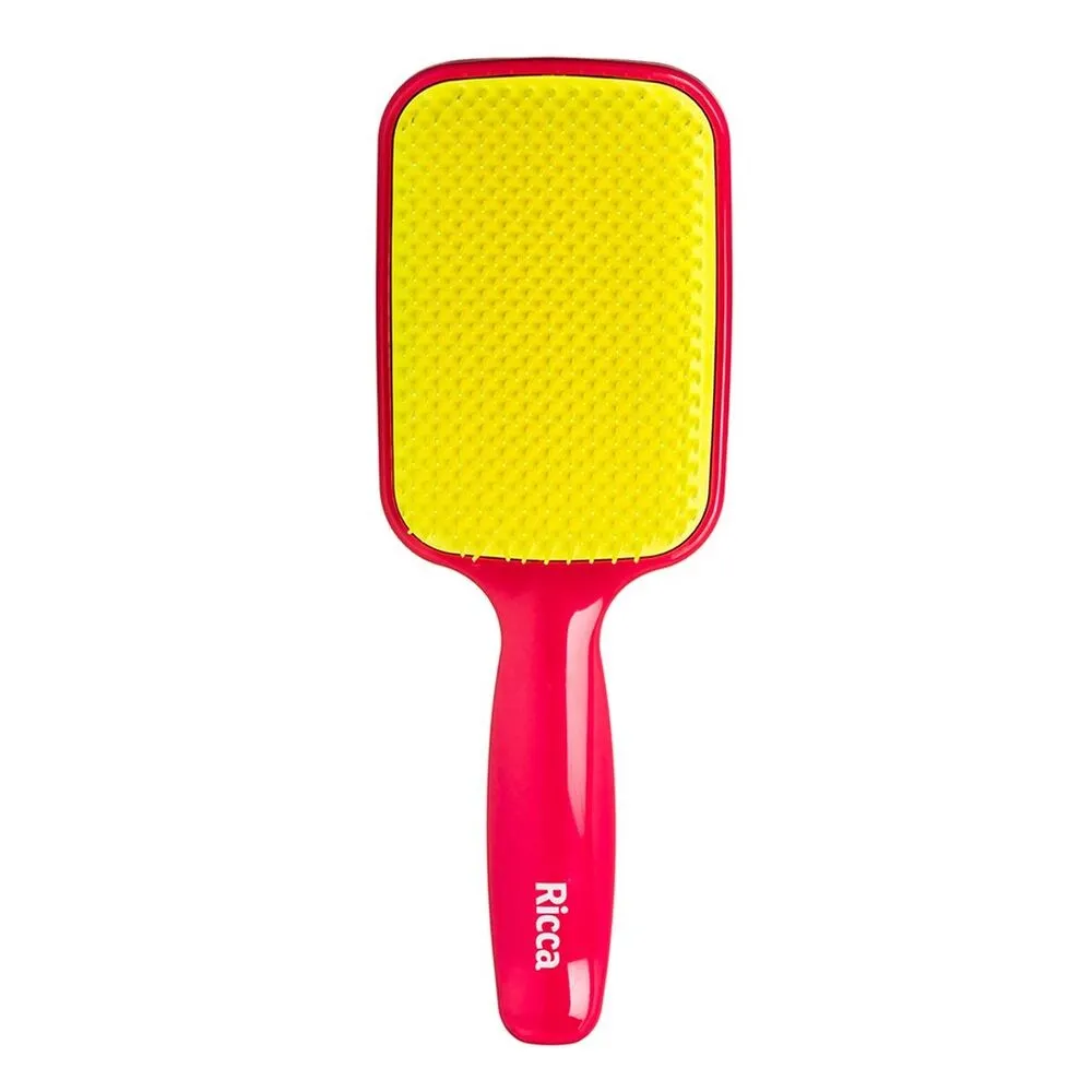Escova Raquete Flex Pink - Ricca