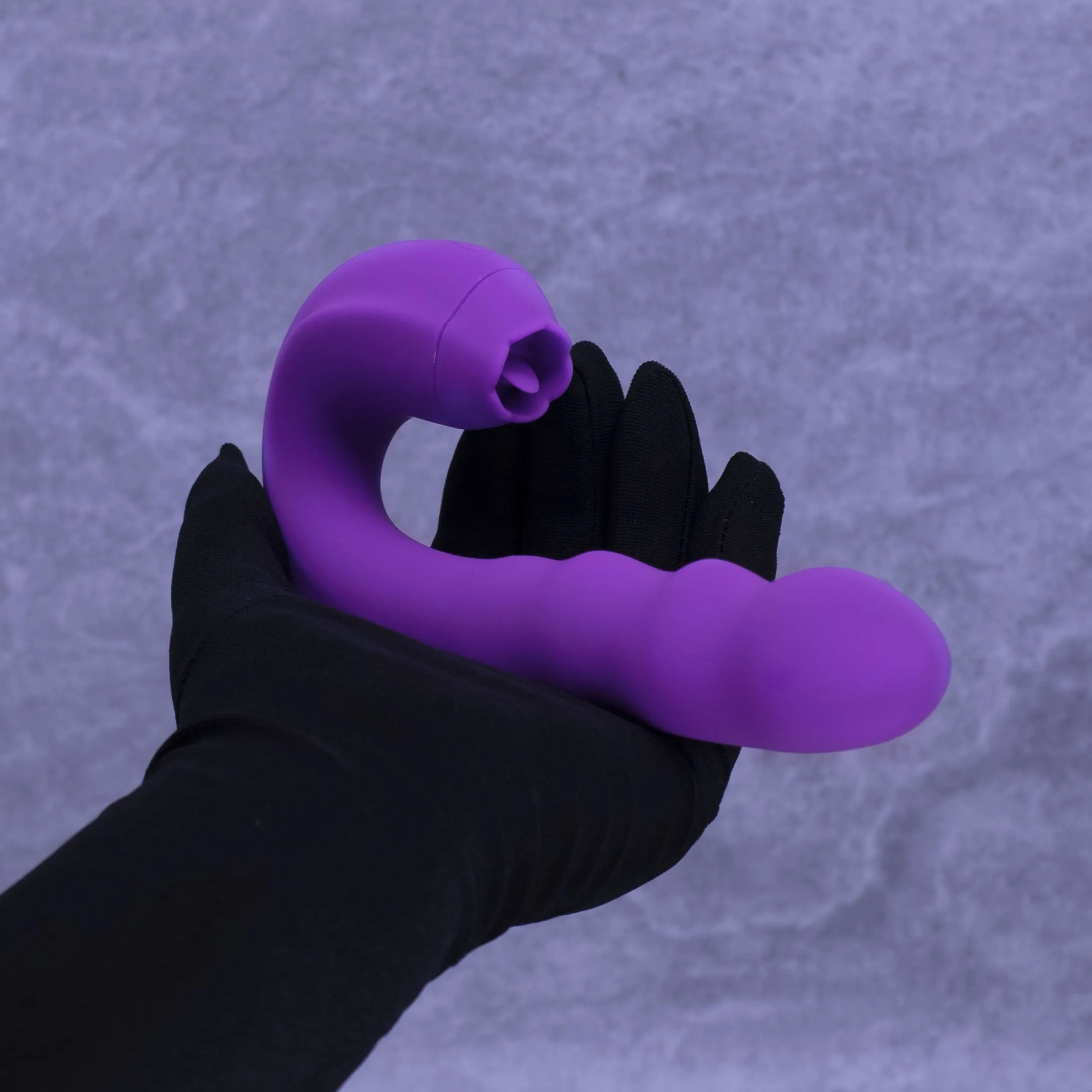 Vibrador Giratório e Estimulador de Clitóris e Ponto G 3 em 1 Enjoy Love Desire