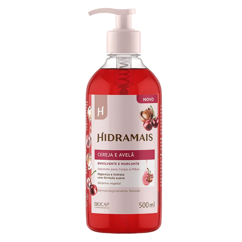 Sabonete Liquido Cereja e Avelã 500ML Hidramais