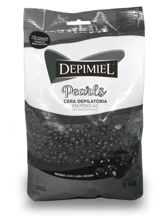 CERA DEPIMIEL NEGRA EM PEROLAS 1 KG