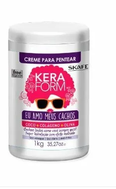 CREME PENTEAR KERAFORM EU AMO CACHOS 1KG