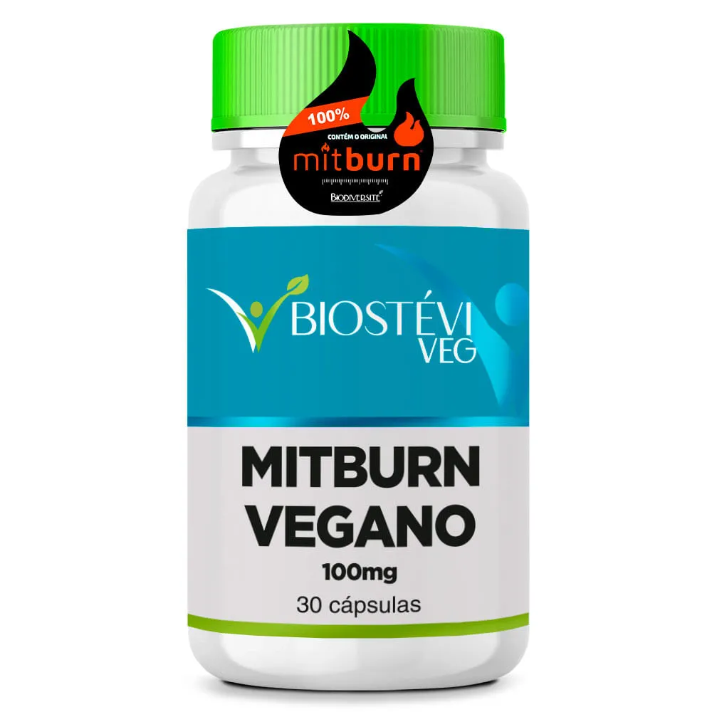 Mitburn Vegano 100mg 30 Cápsulas - com selo de autenticidade