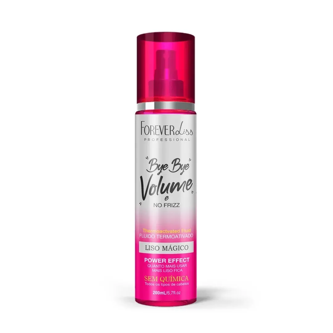Finalizador Bye Bye Volume e No Frizz Liso Mágico 200ml - Forever Liss