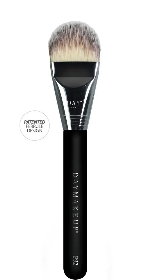 Pincel de Maquiagem Daymakeup F92 Pincel para Base, Corretivo, Produtos Cremosos