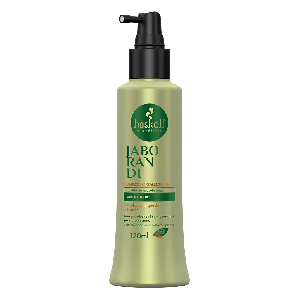 Tônico Fortalecedor Jaborandi 120ml - Haskell Cosméticos
