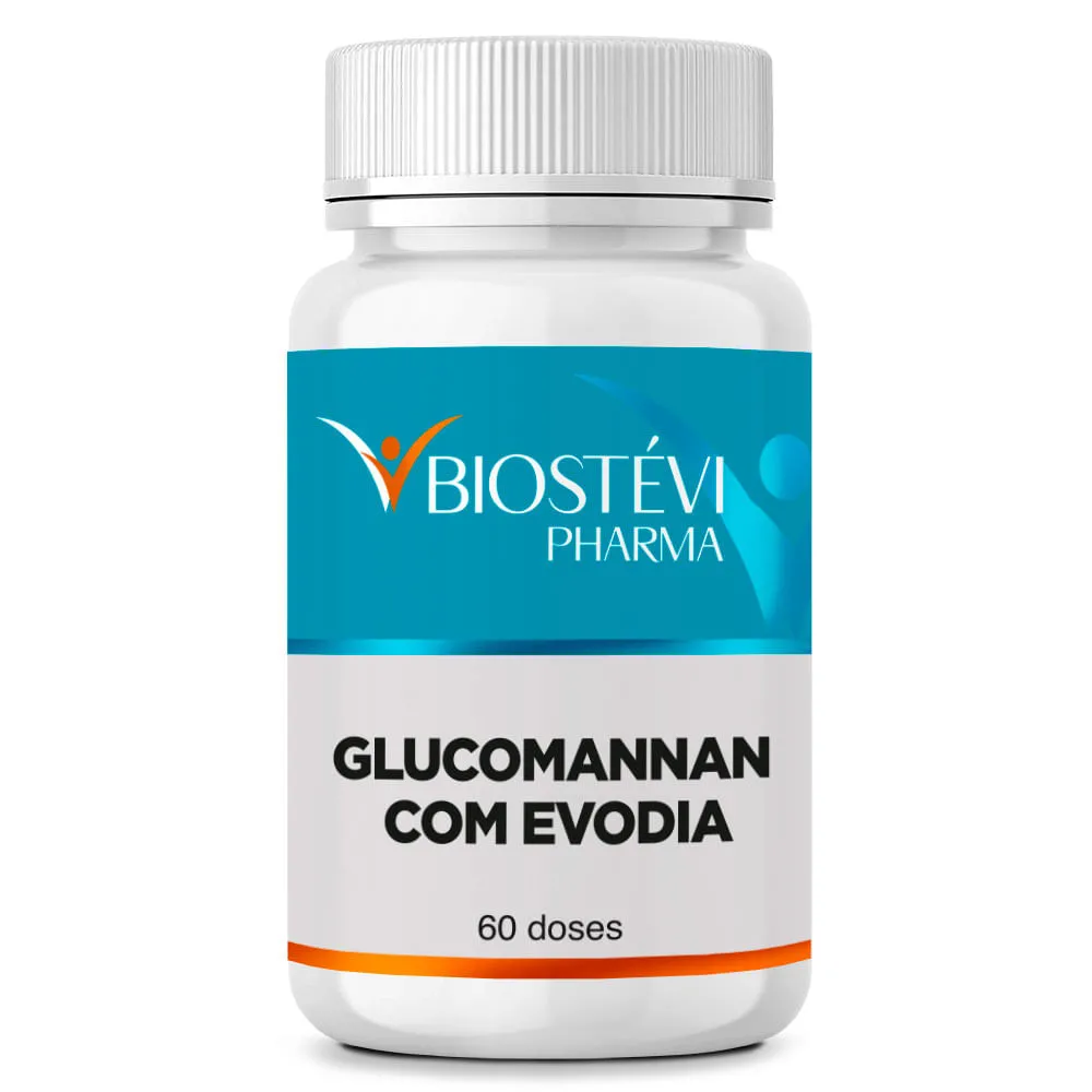 Glucomannan + Evodia | Inibidor de Apetite + Termogênico Natural