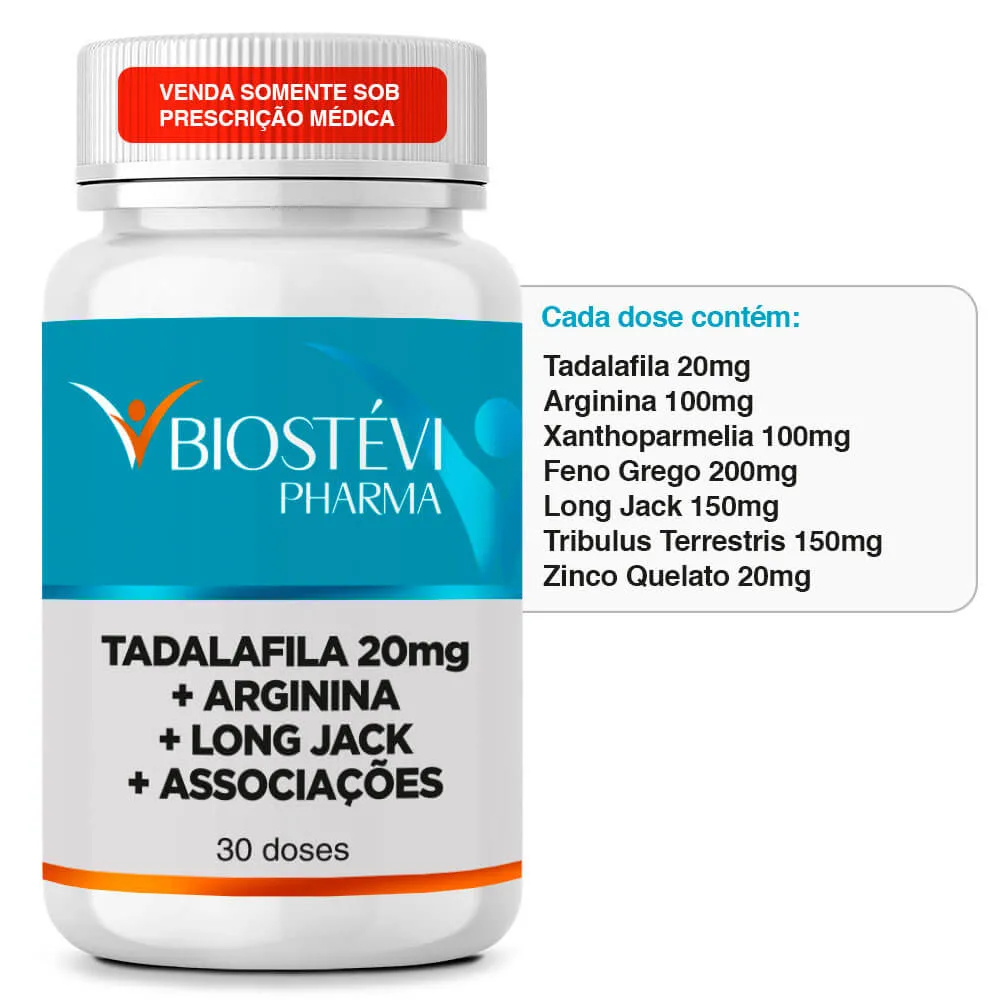 Azulzinho Turbinado | Tadalafila 20mg + Arginina + Associações 30 doses